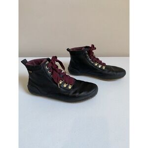 Keds Womens Scout Splash Canvas Black Waterproof Lace Up Boots Size 8.5 Sneakers